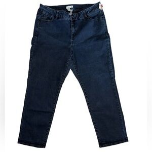 LANE BRYANT Women's Dark Blue Jeans
